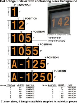 Hot Orange Exteviz Responder Numbers